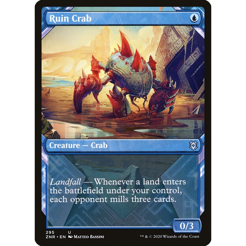 Ruin Crab (Showcase) [Zendikar Rising]