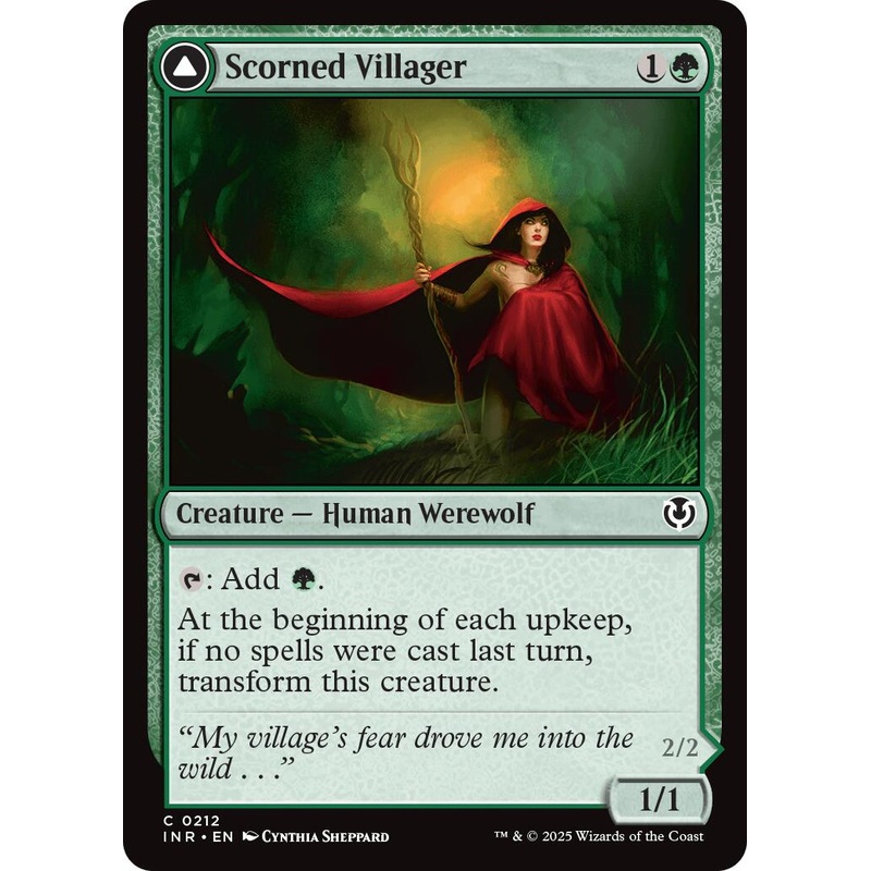 Scorned Villager // Scrounged Scythe [Innistrad Remastered]