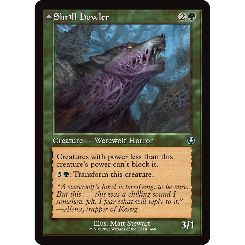 Shrill Howler // Howling Chorus (Retro Frame) [Innistrad Remastered]