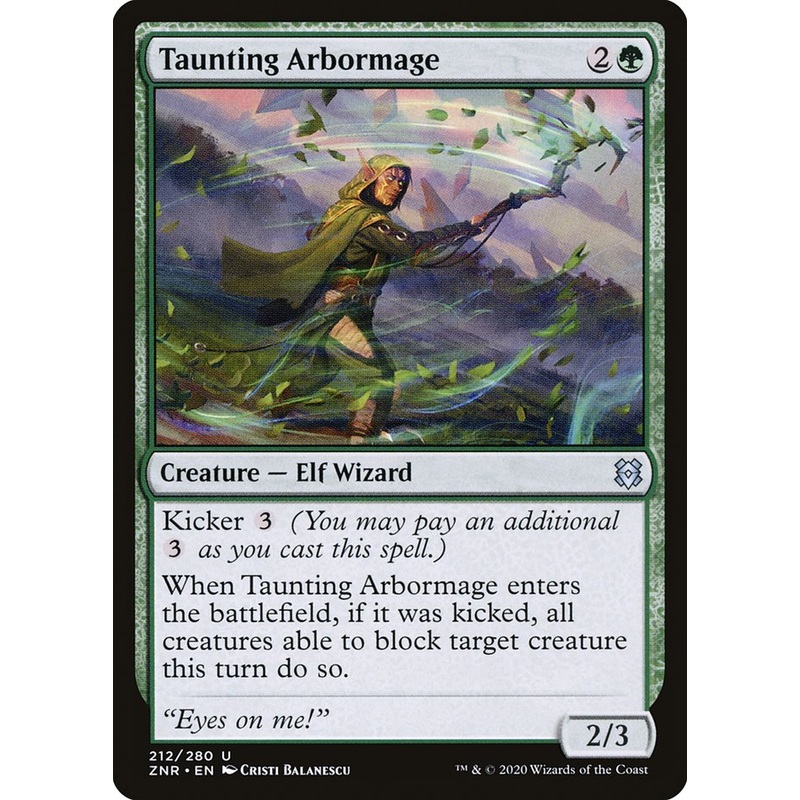 Taunting Arbormage [Zendikar Rising]