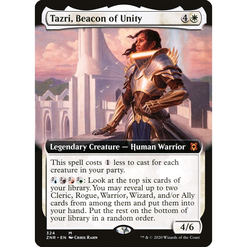 Tazri, Beacon of Unity (Extended Art) [Zendikar Rising]