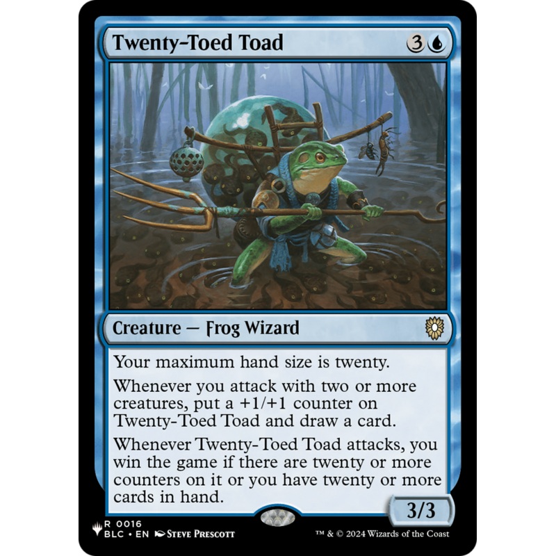 Twenty-Toed Toad [The List]