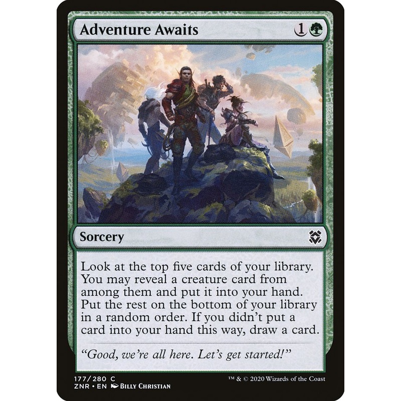 Adventure Awaits [Zendikar Rising]