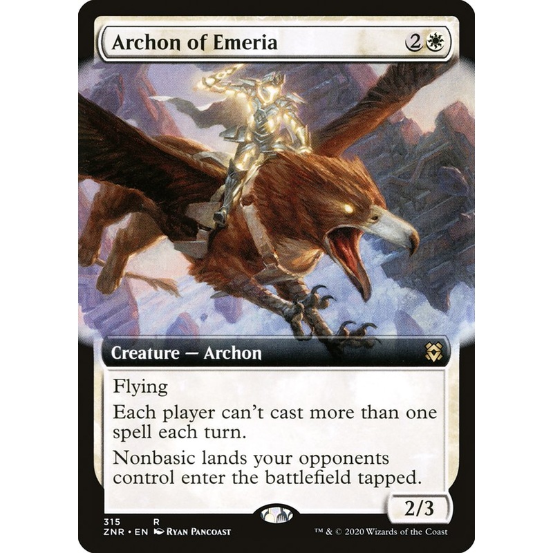 Archon of Emeria (Extended Art) [Zendikar Rising]
