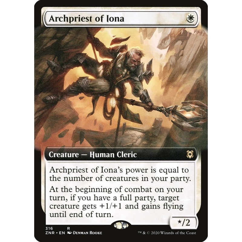 Archpriest of Iona (Extended Art) [Zendikar Rising]