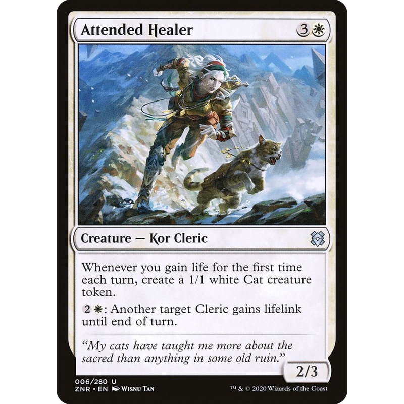 Attended Healer [Zendikar Rising]