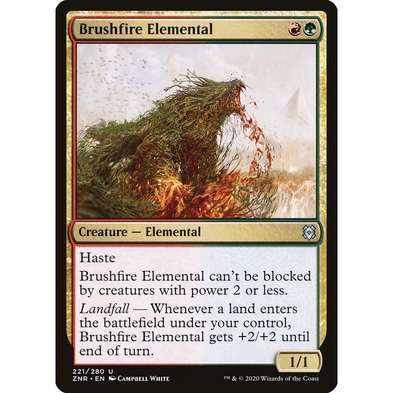 Brushfire Elemental [Zendikar Rising]