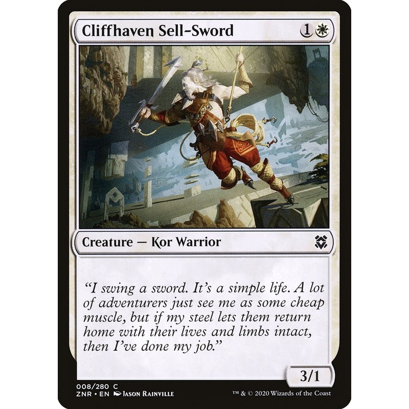 Cliffhaven Sell-Sword [Zendikar Rising]