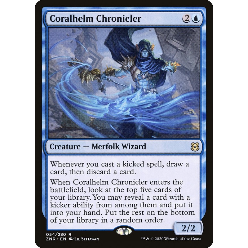 Coralhelm Chronicler [Zendikar Rising]