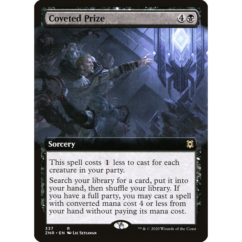 Coveted Prize (Extended Art) [Zendikar Rising]