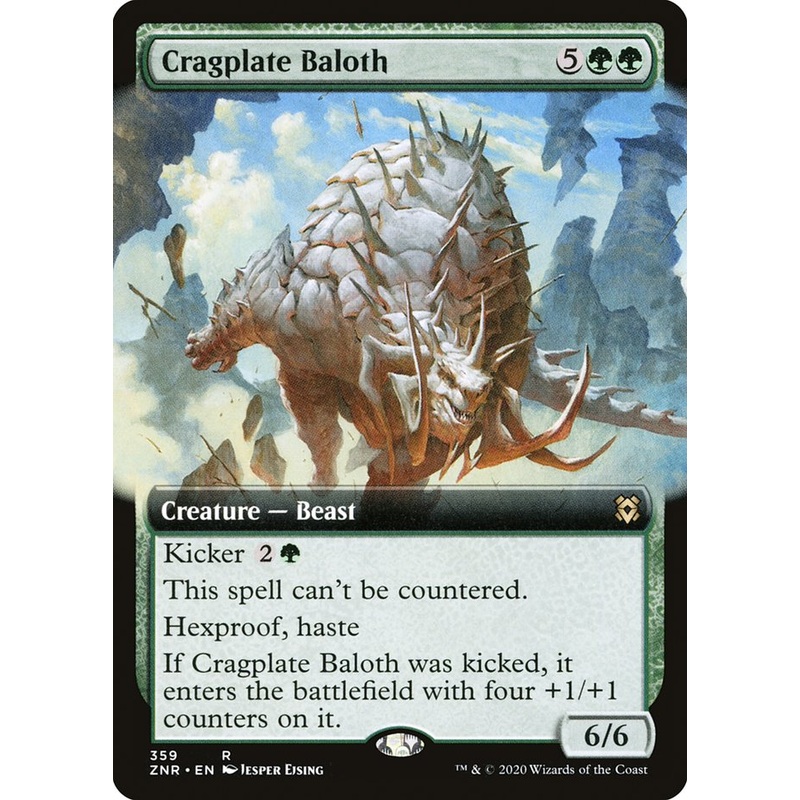 Cragplate Baloth (Extended Art) [Zendikar Rising]