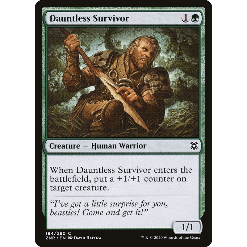 Dauntless Survivor [Zendikar Rising]