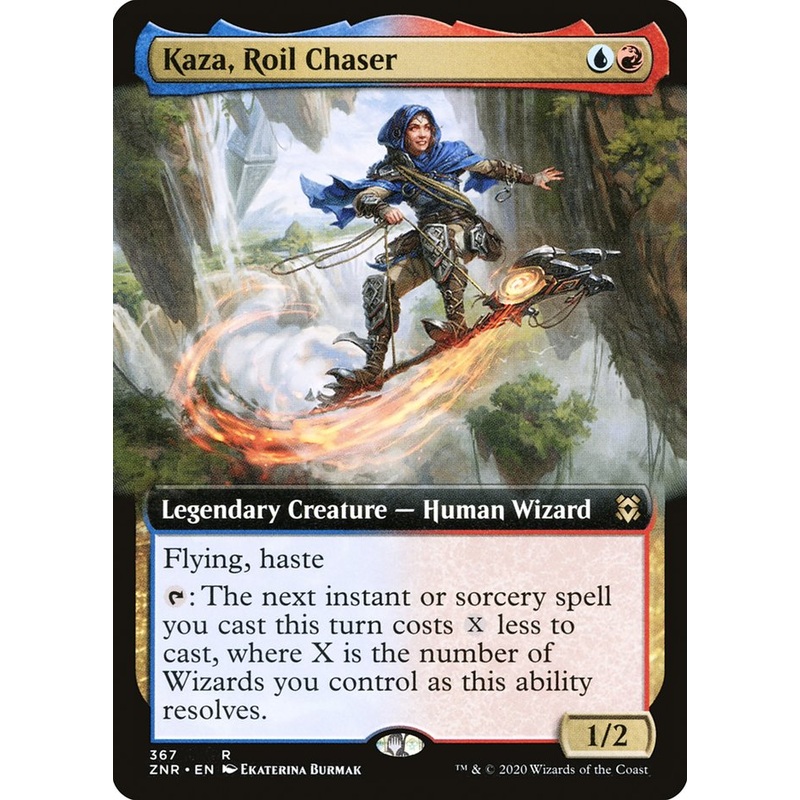 Kaza, Roil Chaser (Extended Art) [Zendikar Rising]