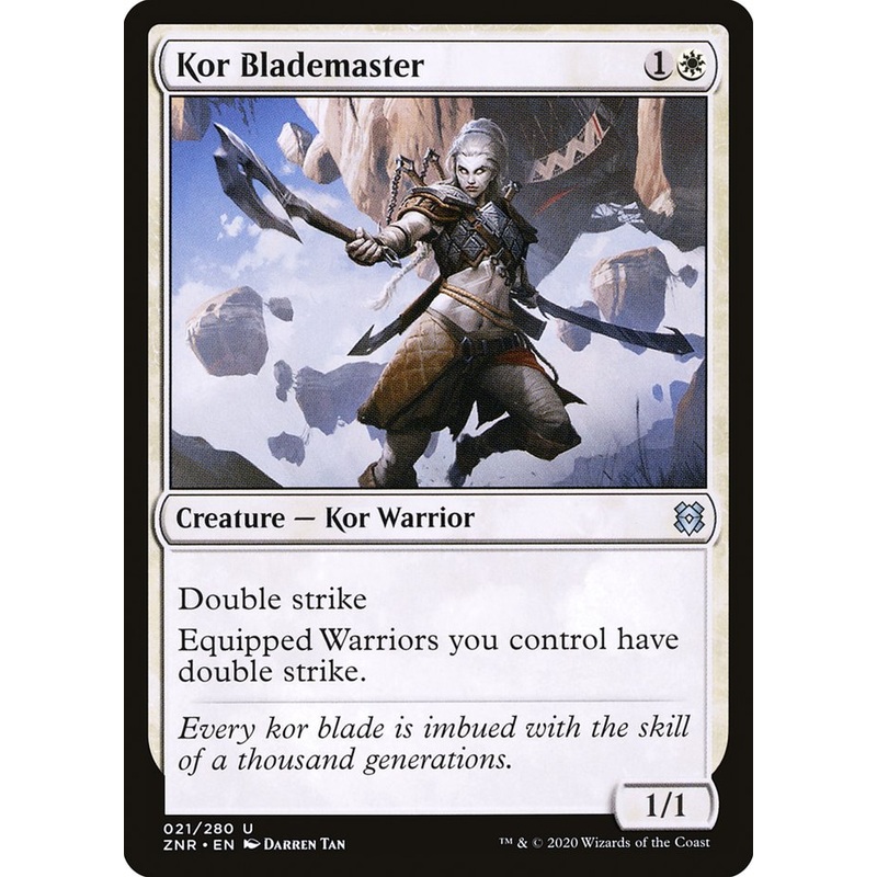 Kor Blademaster [Zendikar Rising]