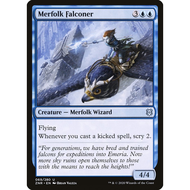 Merfolk Falconer [Zendikar Rising]