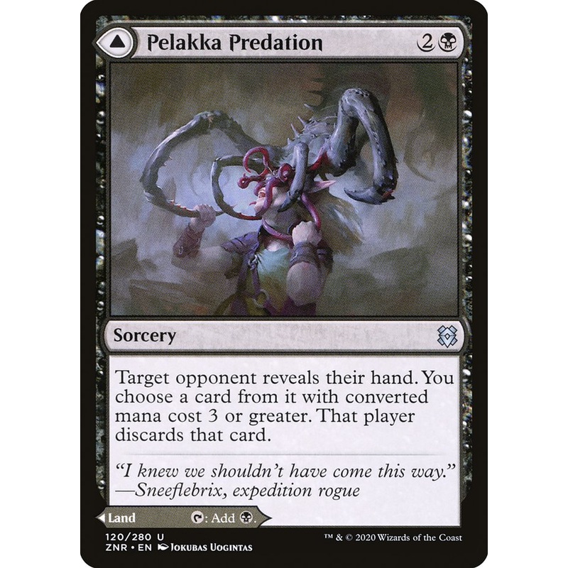 Pelakka Predation // Pelakka Caverns [Zendikar Rising]
