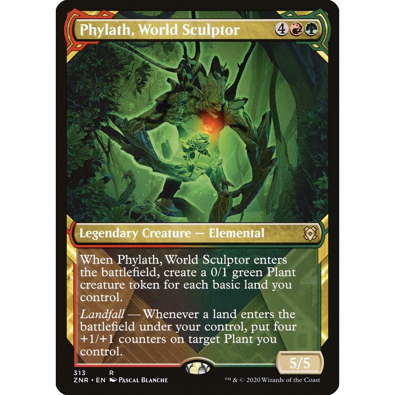 Phylath, World Sculptor (Showcase) [Zendikar Rising]
