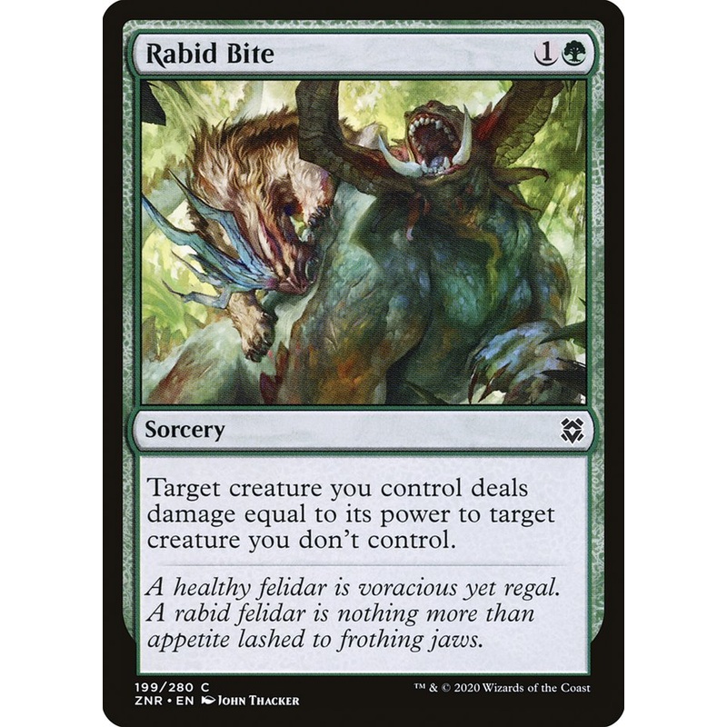 Rabid Bite [Zendikar Rising]