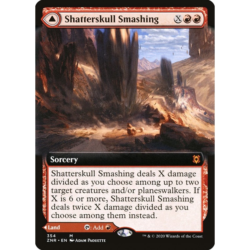 Shatterskull Smashing // Shatterskull, the Hammer Pass (Extended Art) [Zendikar Rising]