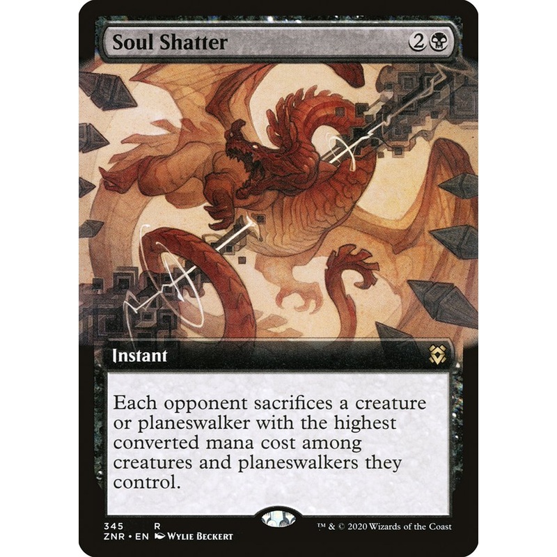Soul Shatter (Extended Art) [Zendikar Rising]