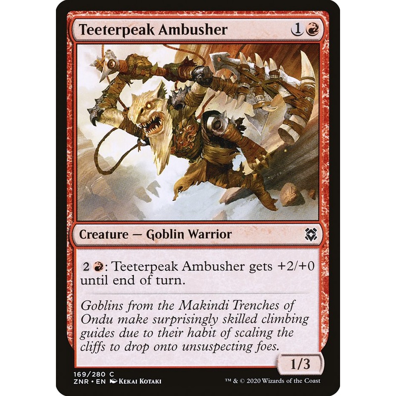 Teeterpeak Ambusher [Zendikar Rising]