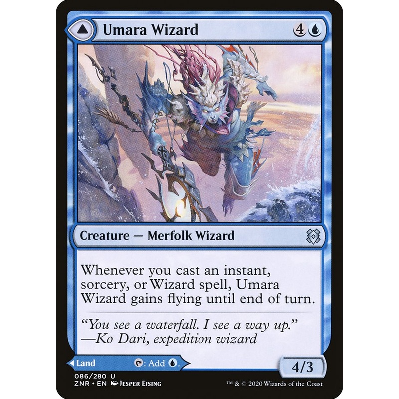 Umara Wizard // Umara Skyfalls [Zendikar Rising]