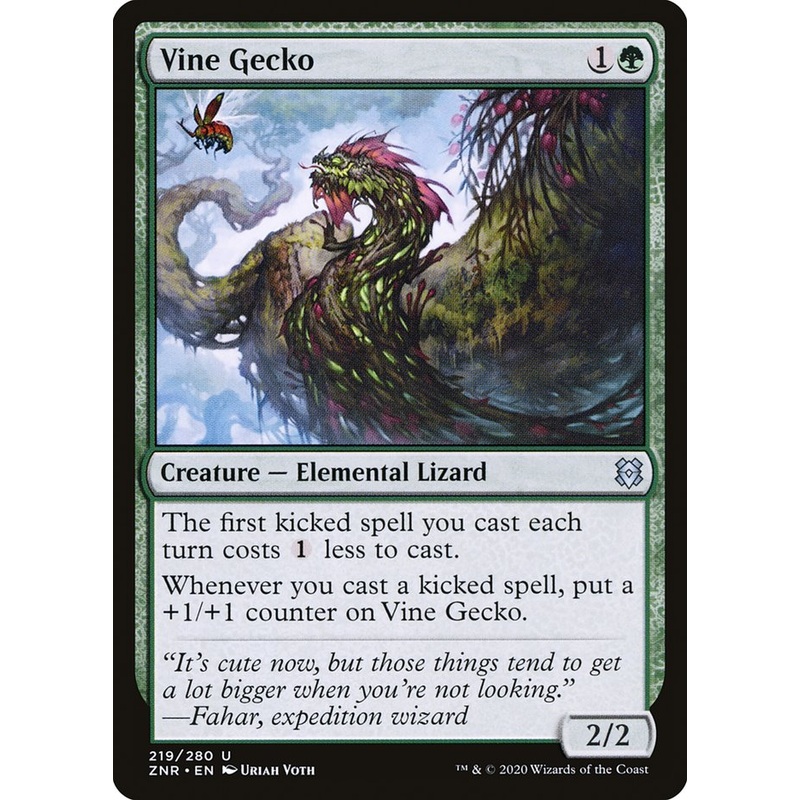 Vine Gecko [Zendikar Rising]