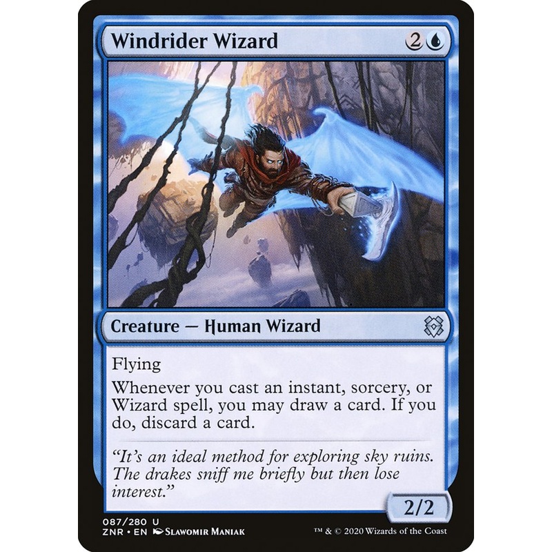 Windrider Wizard [Zendikar Rising]