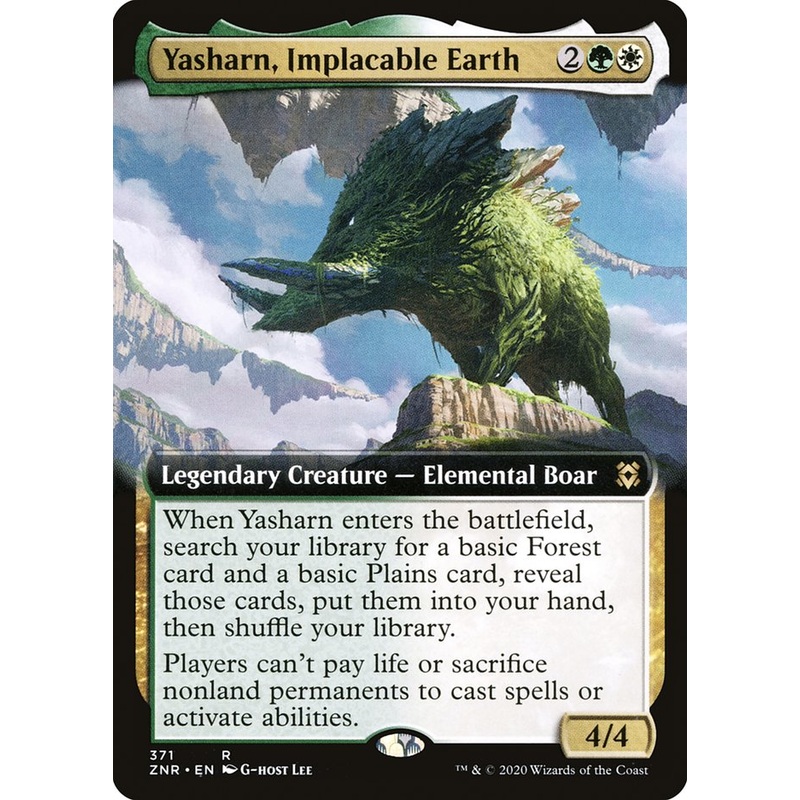 Yasharn, Implacable Earth (Extended Art) [Zendikar Rising]