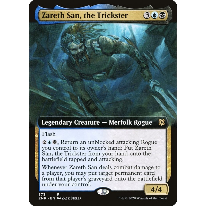 Zareth San, the Trickster (Extended Art) [Zendikar Rising]