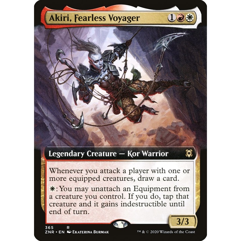Akiri, Fearless Voyager (Extended Art) [Zendikar Rising]