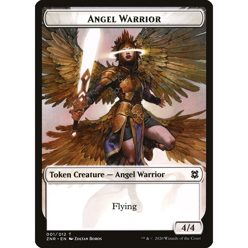 Angel Warrior Token [Zendikar Rising Tokens]