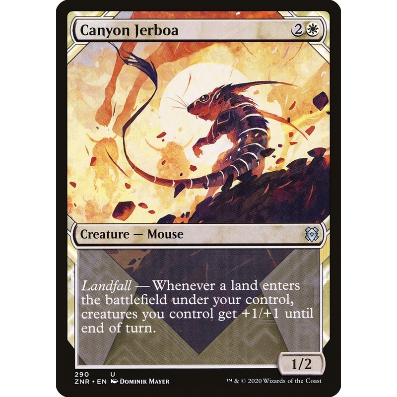Canyon Jerboa (Showcase) [Zendikar Rising]