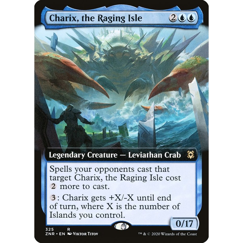 Charix, the Raging Isle (Extended Art) [Zendikar Rising]