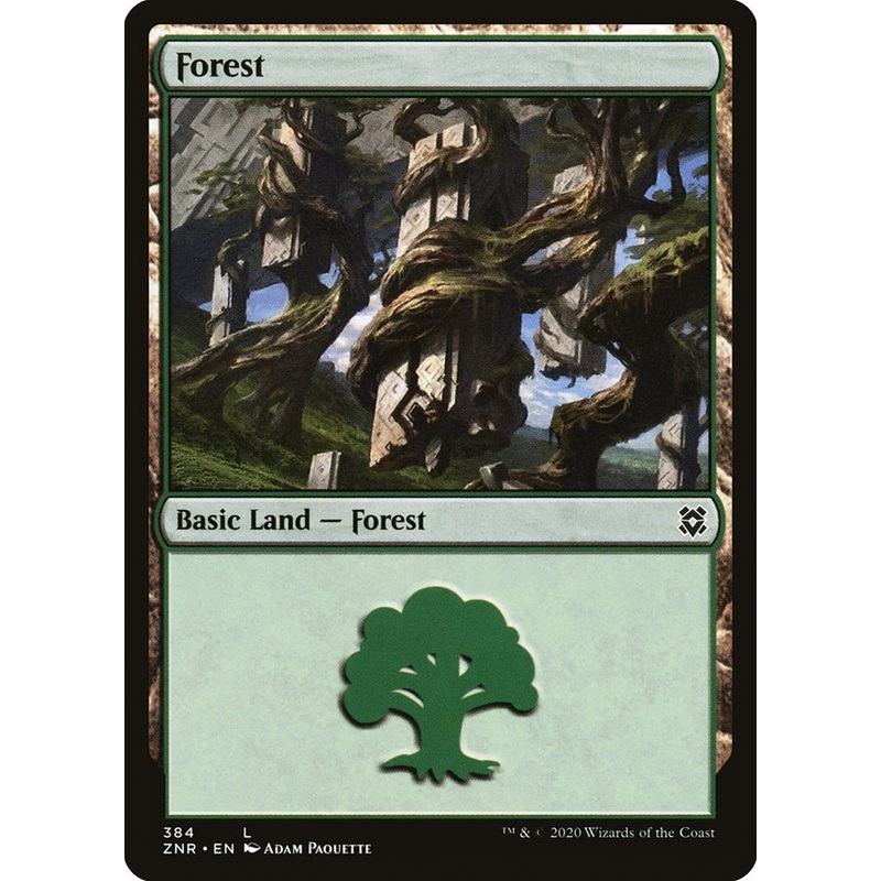 Forest (384) [Zendikar Rising]