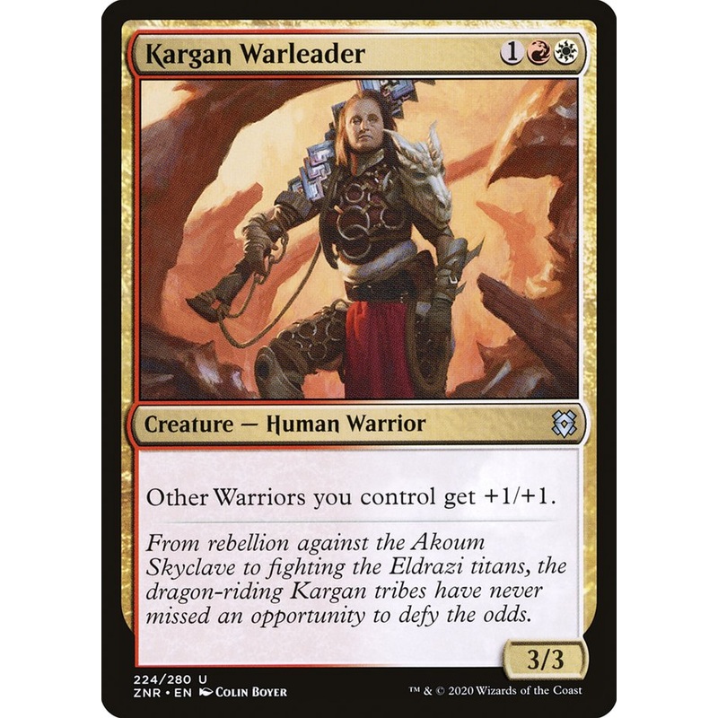 Kargan Warleader [Zendikar Rising]