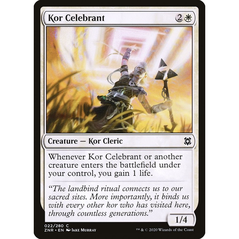Kor Celebrant [Zendikar Rising]