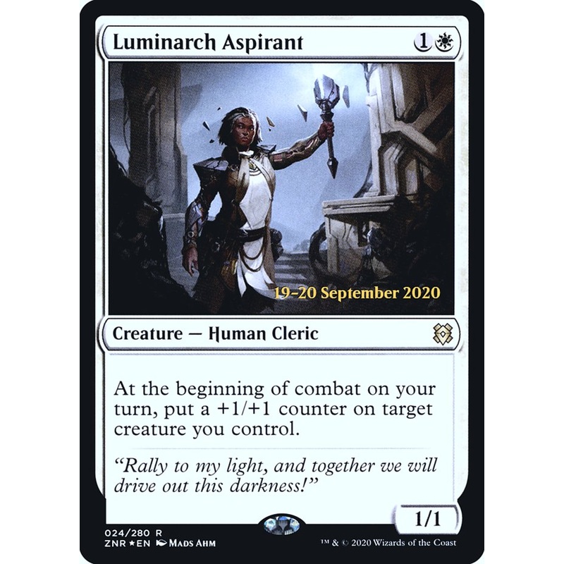 Luminarch Aspirant [Zendikar Rising Prerelease Promos]