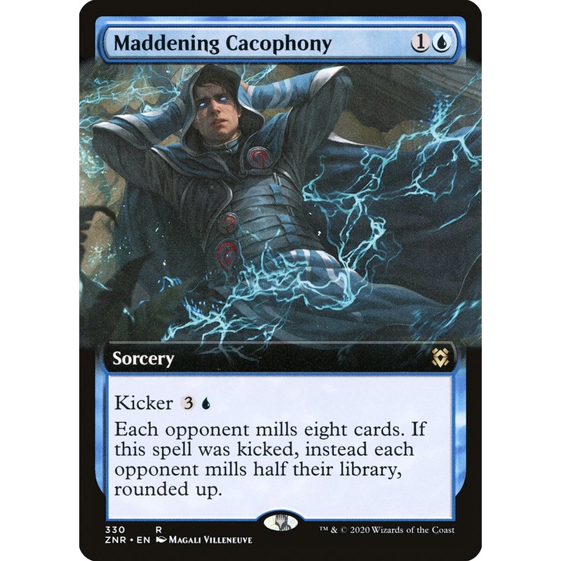Maddening Cacophony (Extended Art) [Zendikar Rising]