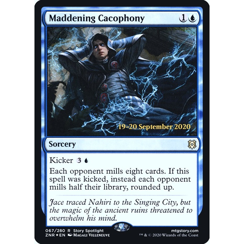 Maddening Cacophony [Zendikar Rising Prerelease Promos]