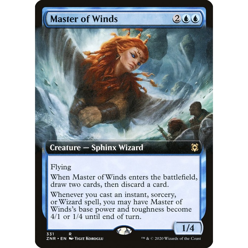 Master of Winds (Extended Art) [Zendikar Rising]