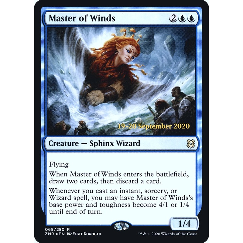 Master of Winds [Zendikar Rising Prerelease Promos]