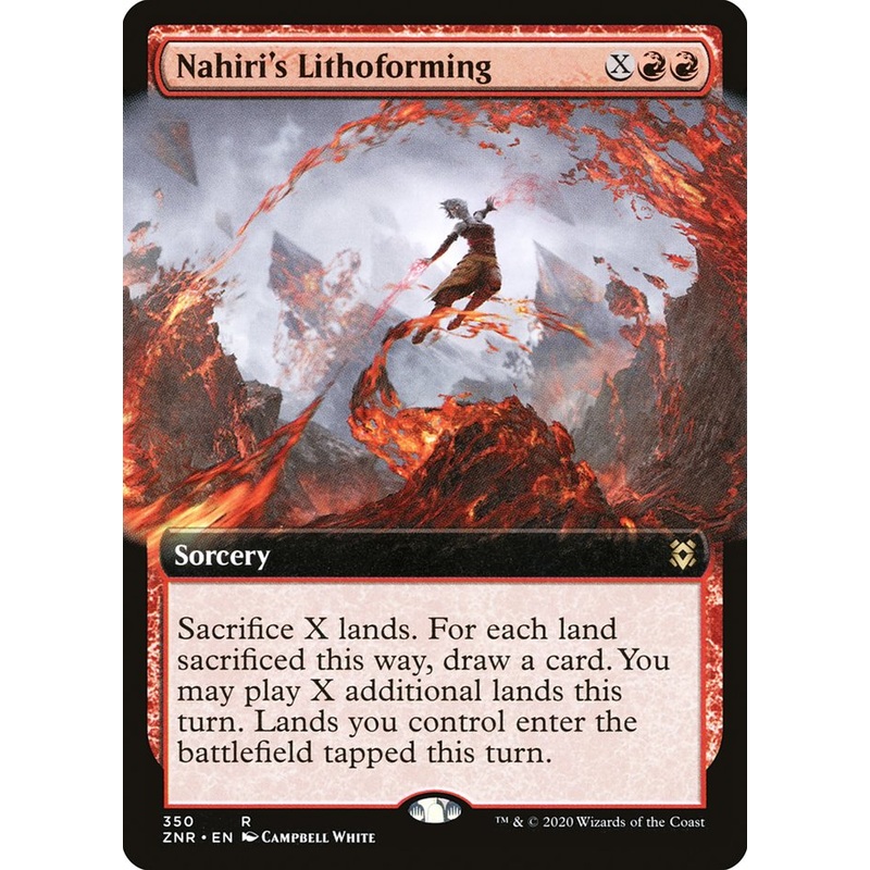 Nahiri's Lithoforming (Extended Art) [Zendikar Rising]