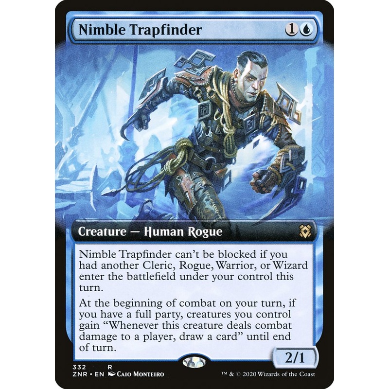 Nimble Trapfinder (Extended Art) [Zendikar Rising]
