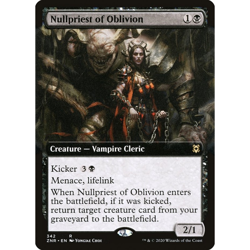 Nullpriest of Oblivion (Extended Art) [Zendikar Rising]