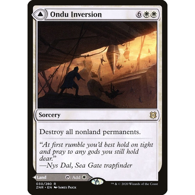 Ondu Inversion // Ondu Skyruins [Zendikar Rising]