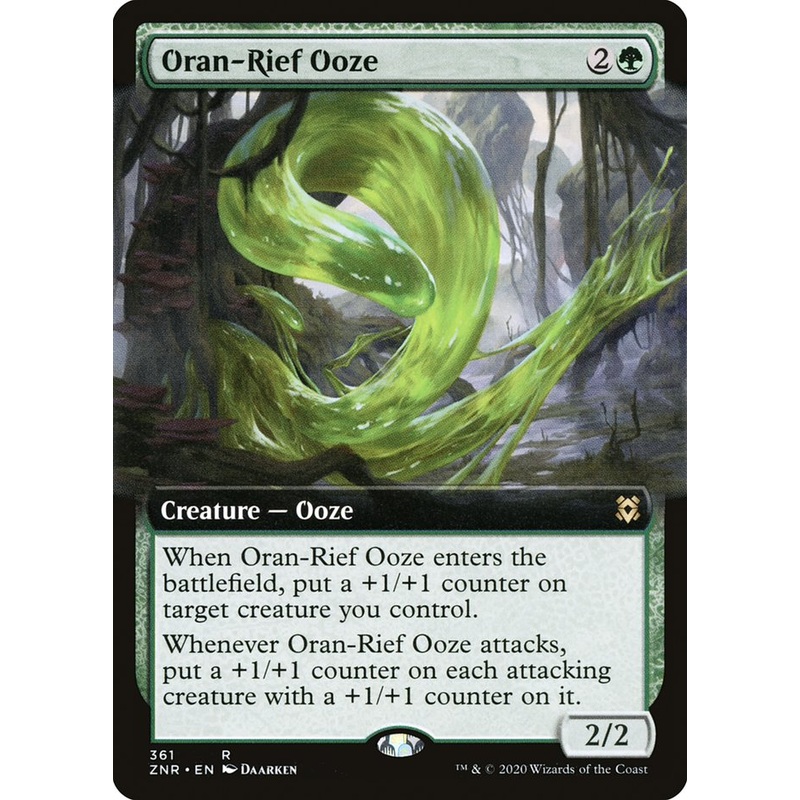 Oran-Rief Ooze (Extended Art) [Zendikar Rising]