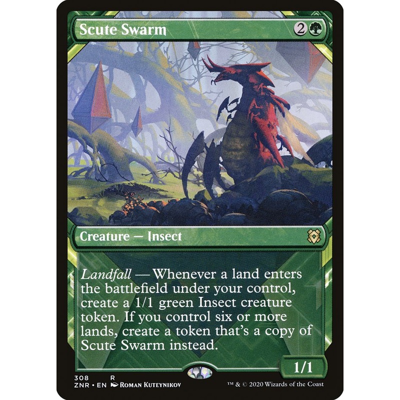 Scute Swarm (Showcase) [Zendikar Rising]