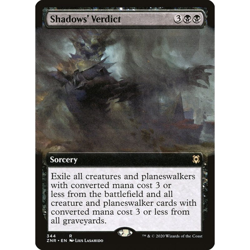 Shadows' Verdict (Extended Art) [Zendikar Rising]