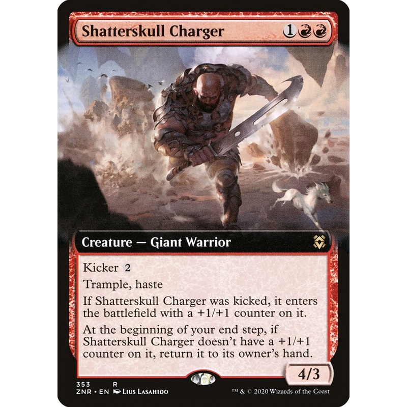Shatterskull Charger (Extended Art) [Zendikar Rising]